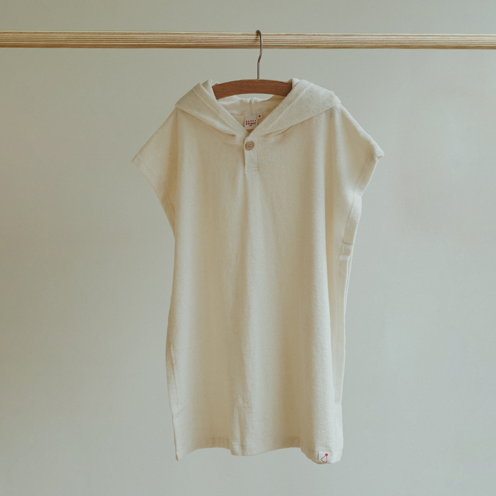 ORGANIC COTTON TERRY GOWN | NATURAL